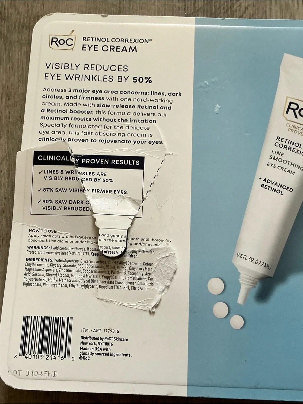 Roc retinol correxion